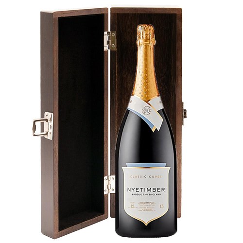 Magnum Of Nyetimber Classic Cuvee 150cl in Elm Wood Gift Box